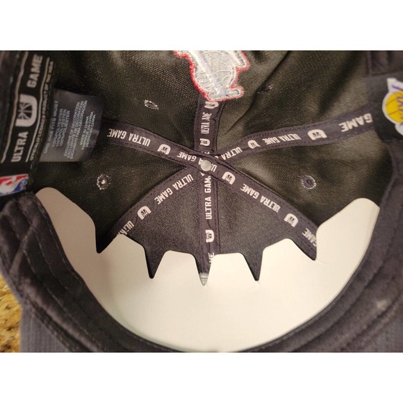 Los Angeles Lakers Hat Ultra Game Cap Adjustable LA NBA Basketball Black - Picture 12 of 16